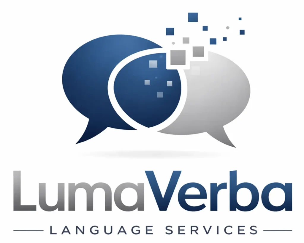 LumaVerba English German translation services logo